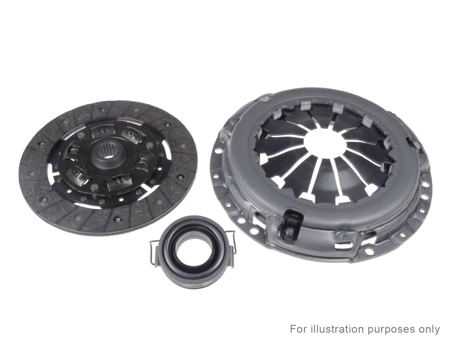 Clutch Kit 3pc (Cover+Plate+Releaser) fits SUBARU IMPREZA 2.0 1995 on Quality - Picture 1 of 1